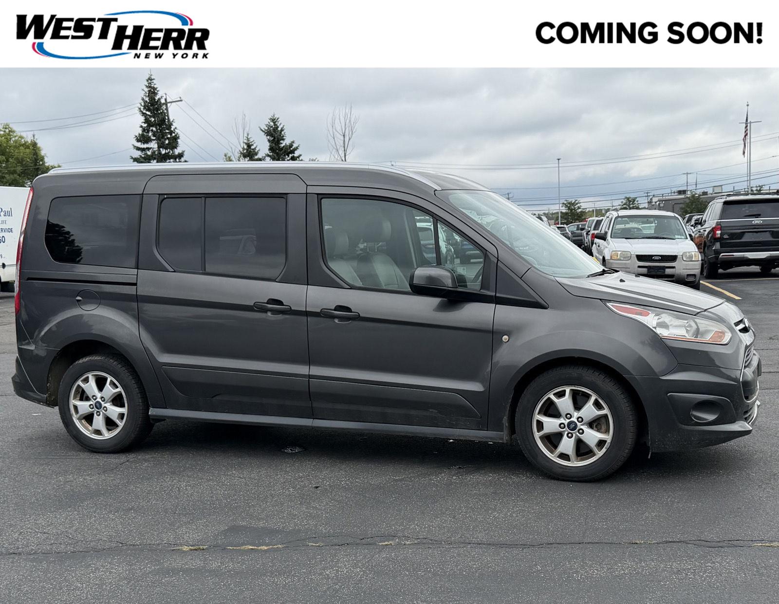 Gray (Magnetic Metallic) 2016 Ford Transit Connect Van Front-Wheel Drive 6-Speed Automatic
