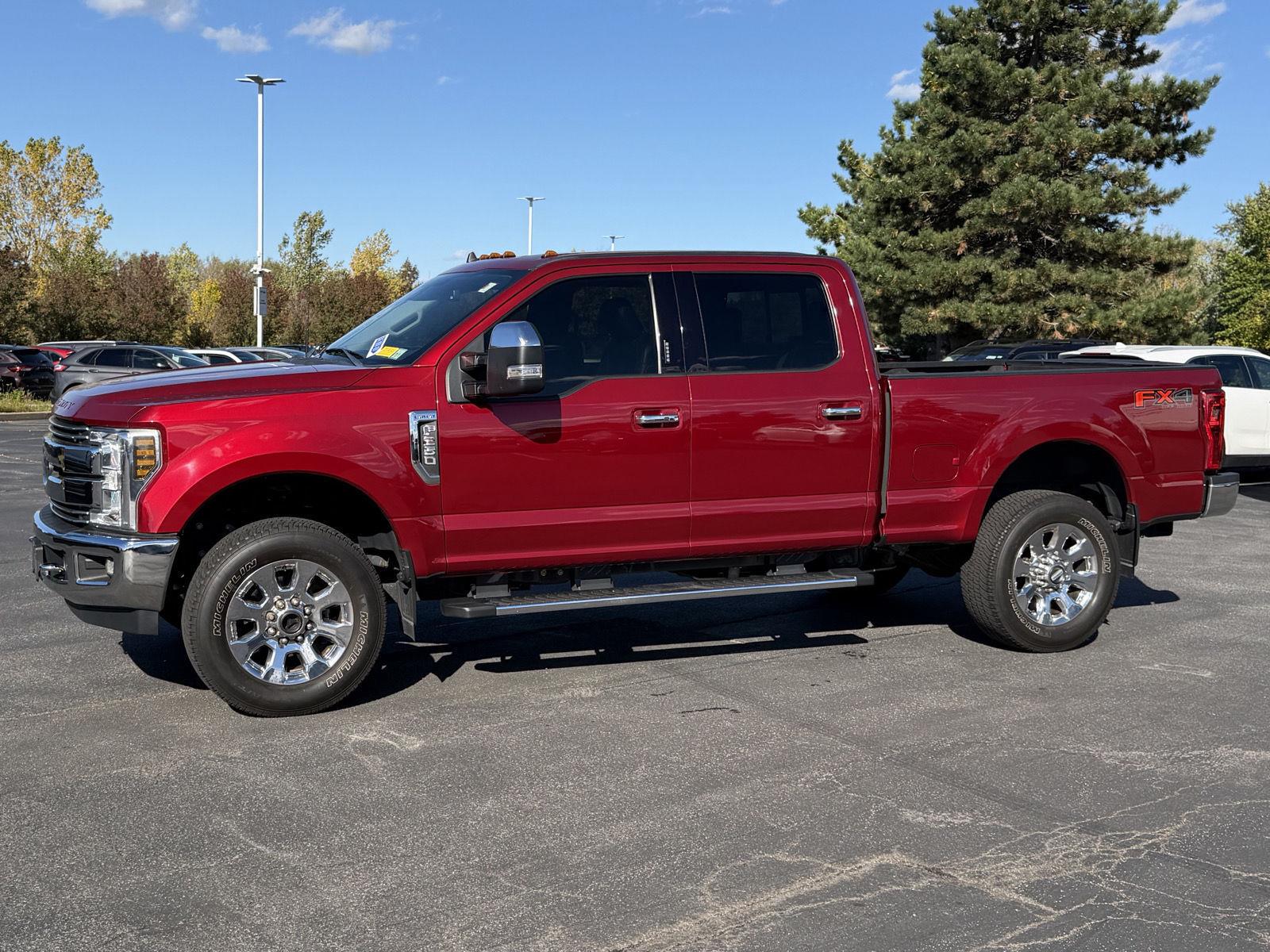Used 2019 Ruby Red Metallic Tinted Clearcoat Ford Lariat image 4