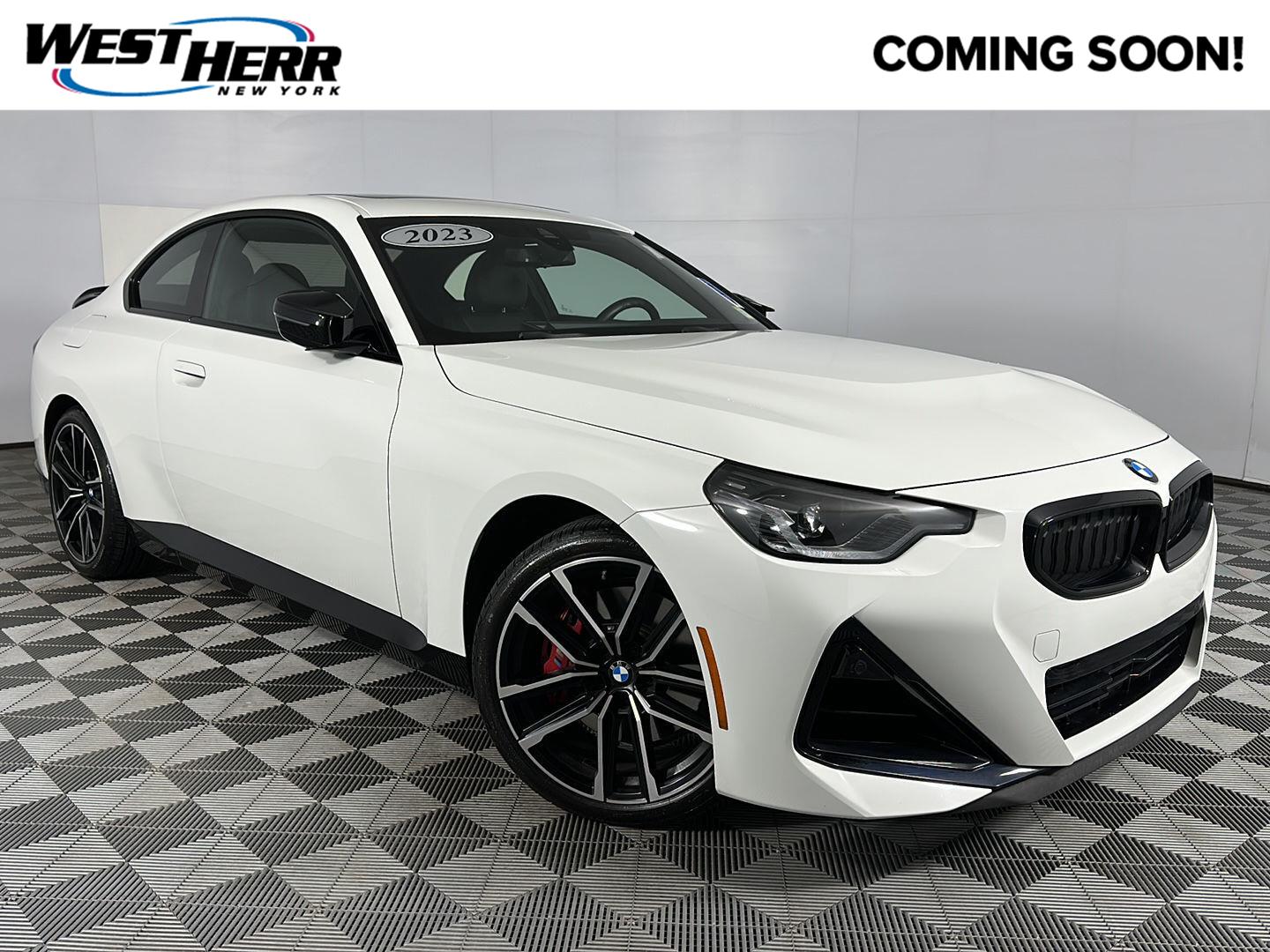 Alpine White 2023 BMW 2 Series Coupe All-Wheel Drive Automatic
