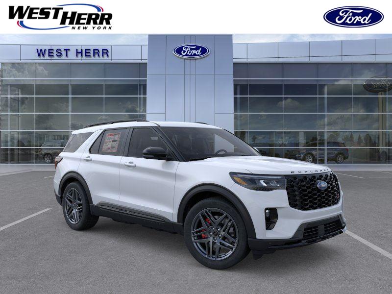 Space White Metallic 2026 Ford Explorer SUV / Crossover All-Wheel Drive Automatic