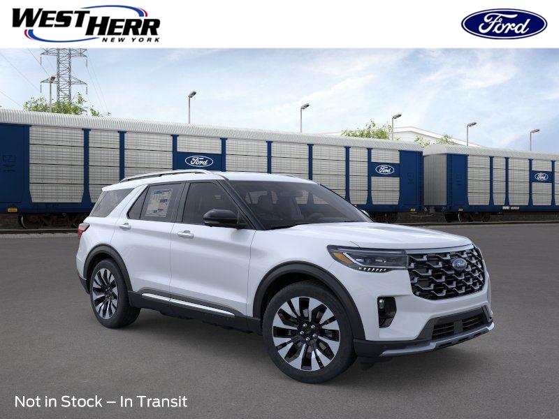 Space White 2026 Ford Explorer Platinum AWD SUV / Crossover All-Wheel Drive Automatic