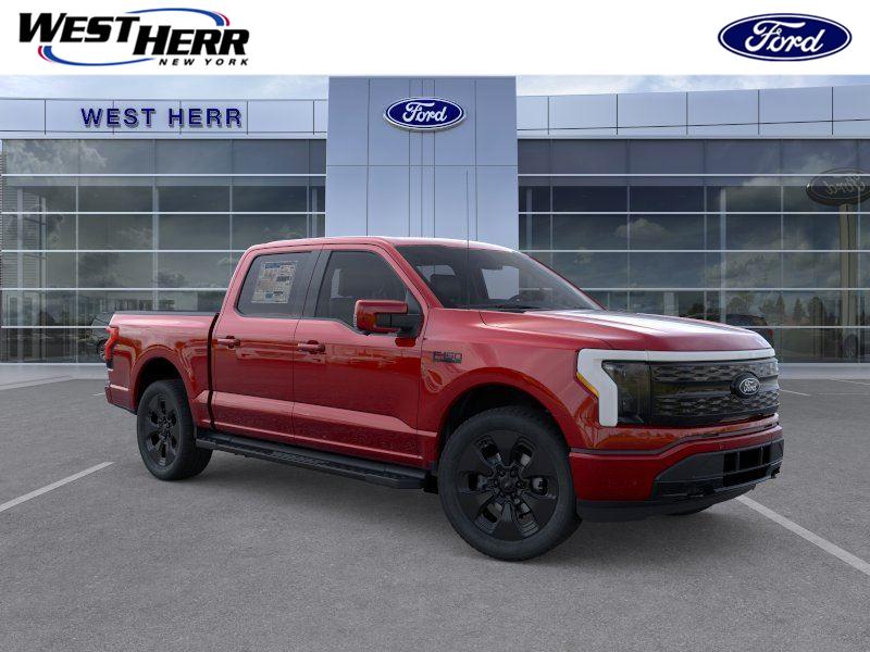 Rapid Red Metallic Tinted Clearcoat 2025 Ford F-150 Lightning Pickup Truck All-Wheel Drive 1-Speed Dual Clutch