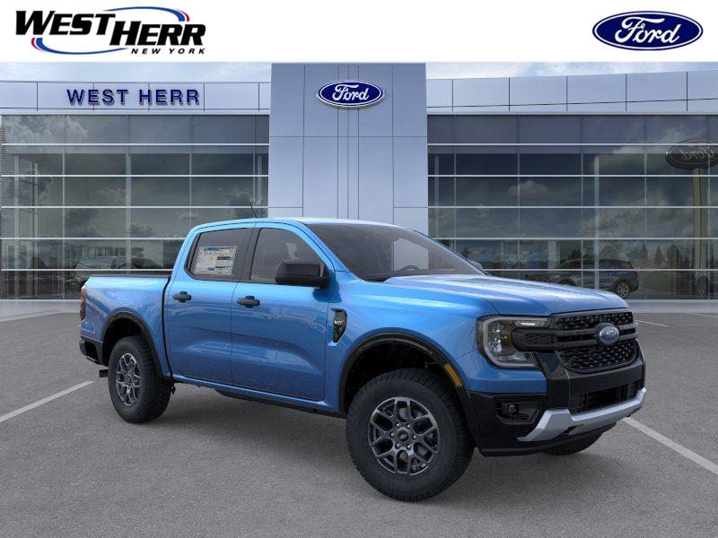 Velocity Blue 2025 Ford Ranger Pickup Truck Four-Wheel Drive Automatic