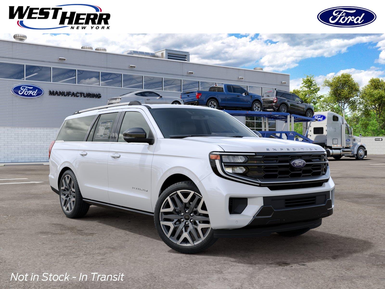 Star White Metallic Tri-Coat 2027 Ford Expedition SUV / Crossover Four-Wheel Drive Automatic