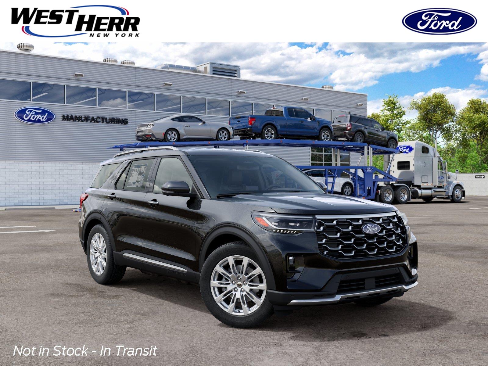 Agate Black 2027 Ford Explorer SUV / Crossover All-Wheel Drive Automatic
