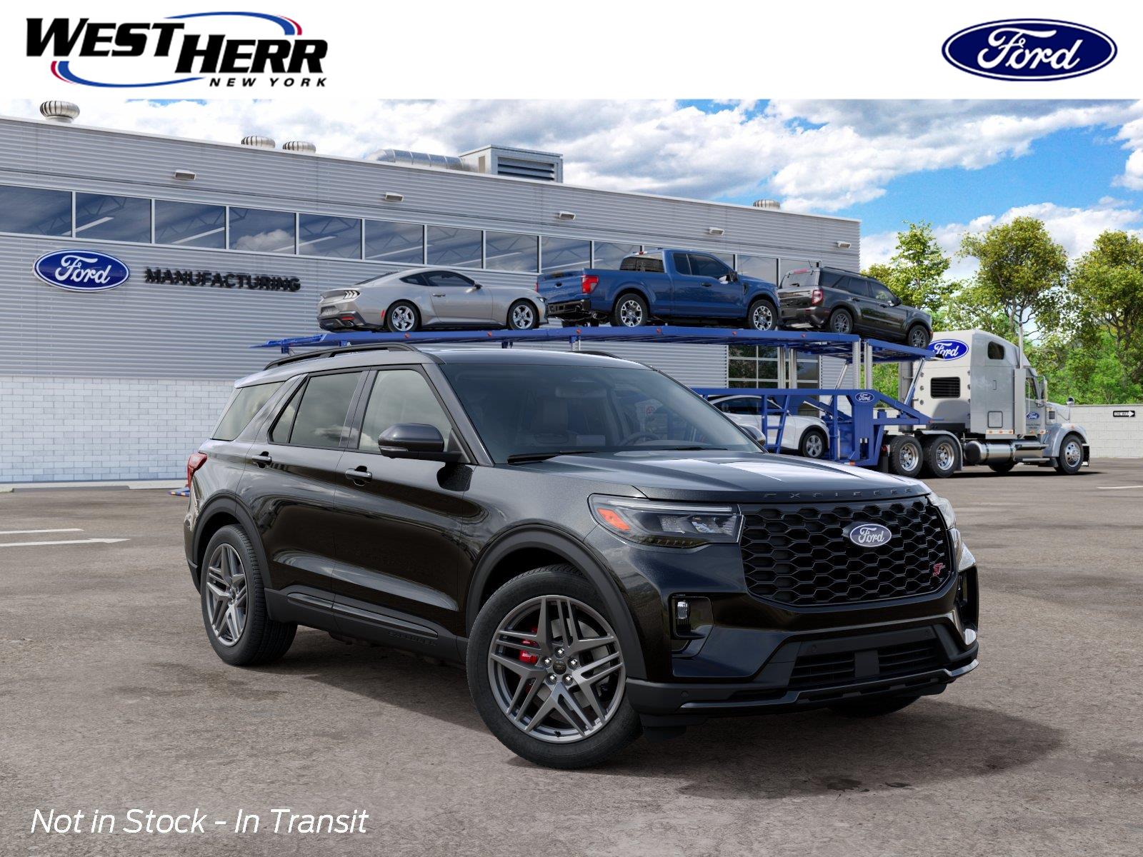 Agate Black 2027 Ford Explorer SUV / Crossover All-Wheel Drive Automatic