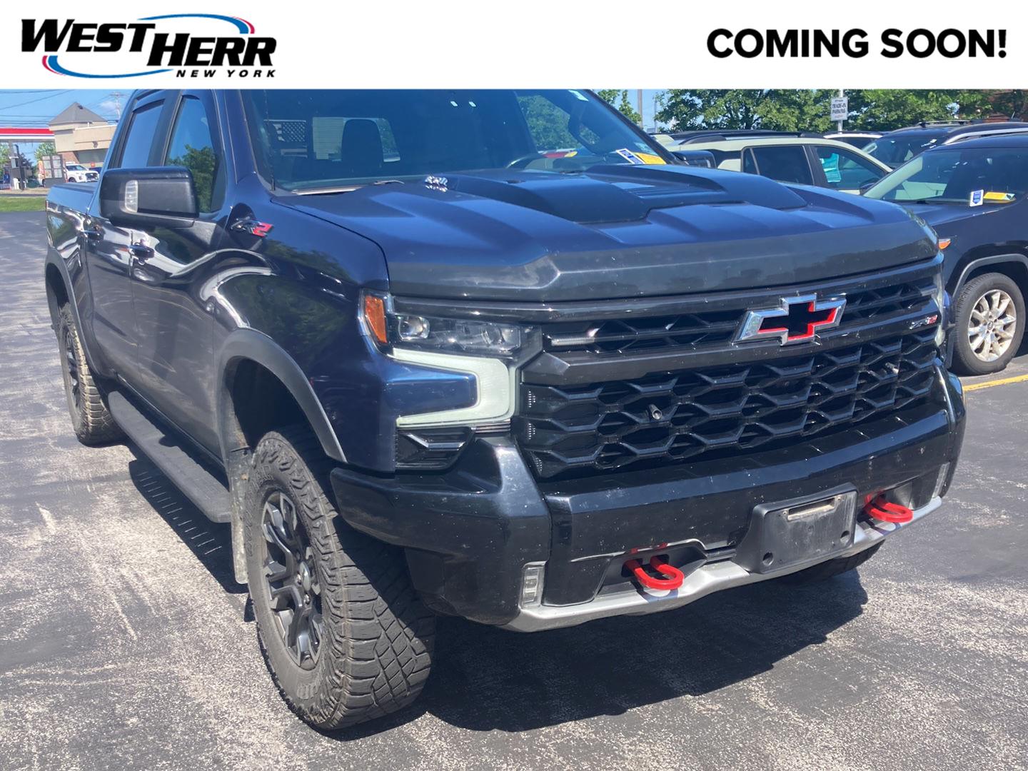 Northsky Blue Metallic 2022 Chevrolet Silverado 1500 ZR2 Crew Cab 4WD Pickup Truck Four-Wheel Drive Automatic