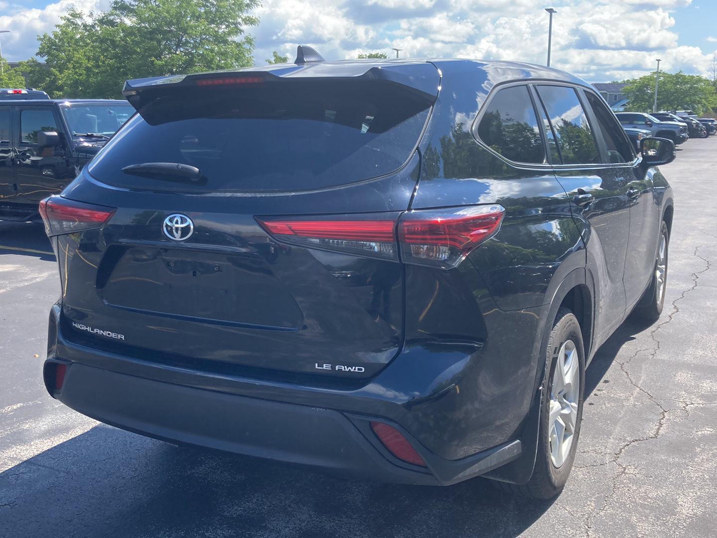 Used 2023 Midnight Black Metallic Toyota LE image 7