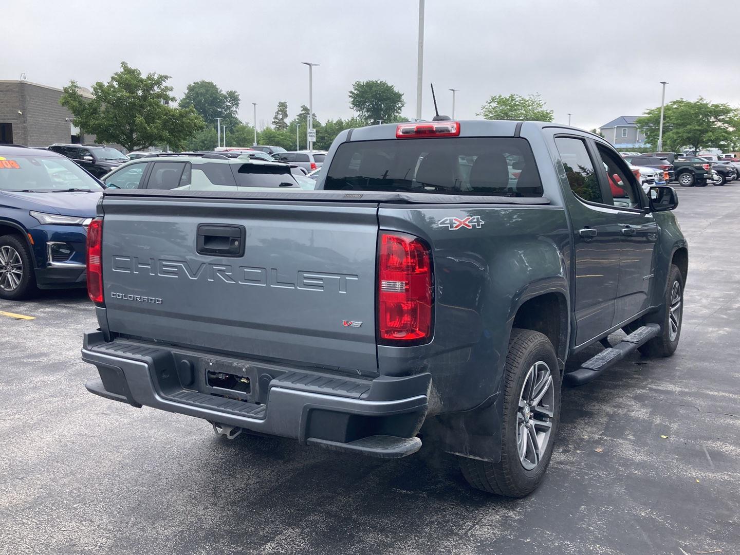Used 2022 Satin Steel Metallic Chevrolet 4WD Work Truck image 7