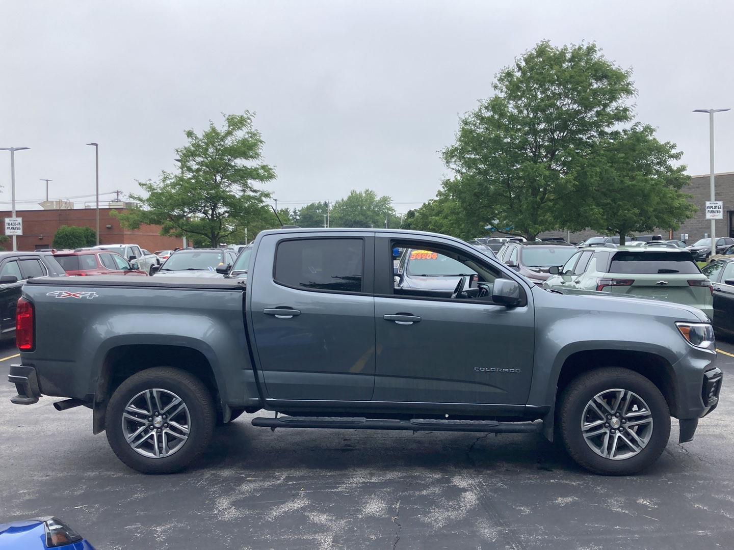 Used 2022 Satin Steel Metallic Chevrolet 4WD Work Truck image 8