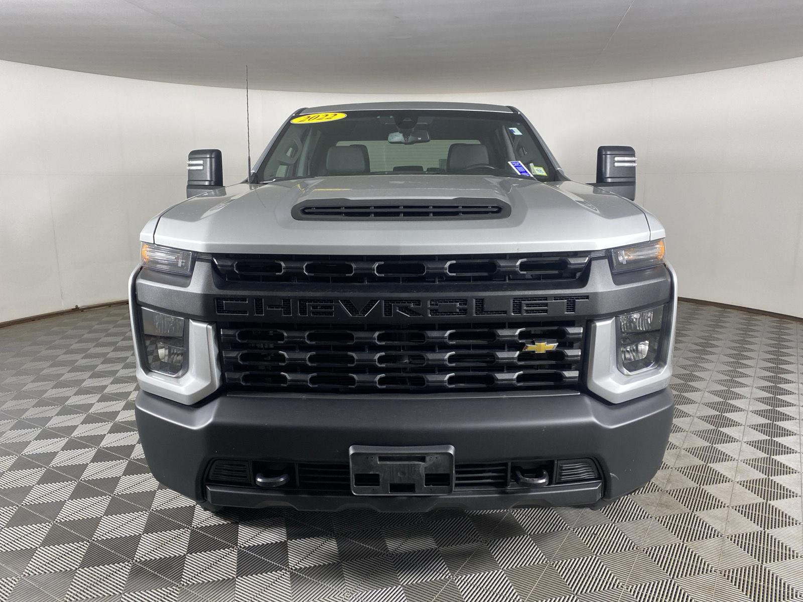 Used 2022 Silver Ice Metallic Chevrolet Work Truck image 2