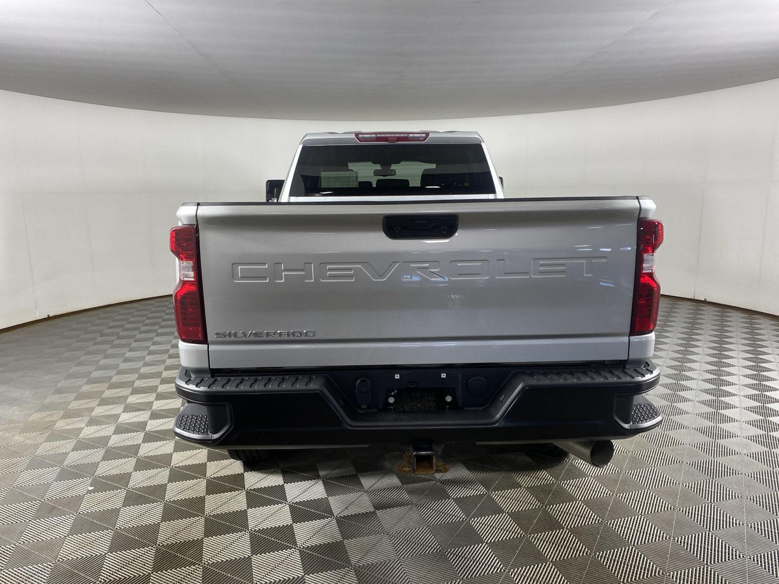 Used 2022 Silver Ice Metallic Chevrolet Work Truck image 6