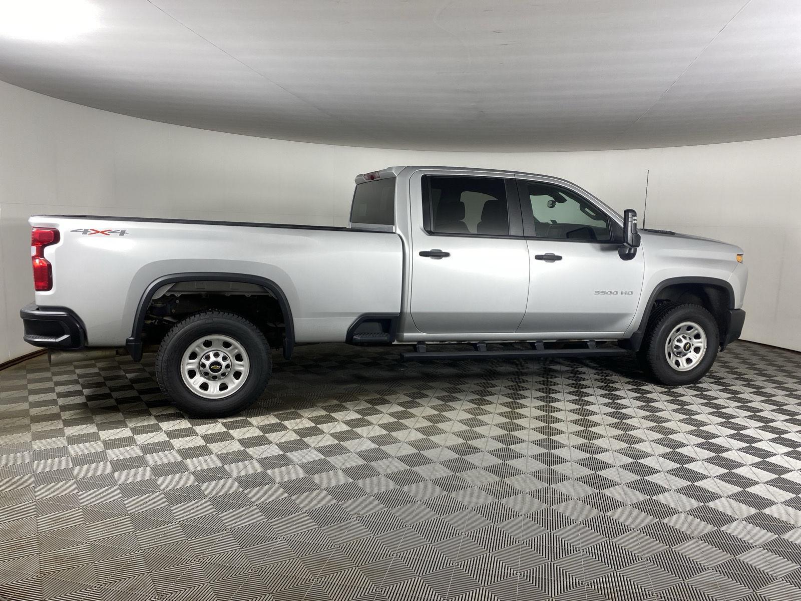 Used 2022 Silver Ice Metallic Chevrolet Work Truck image 8