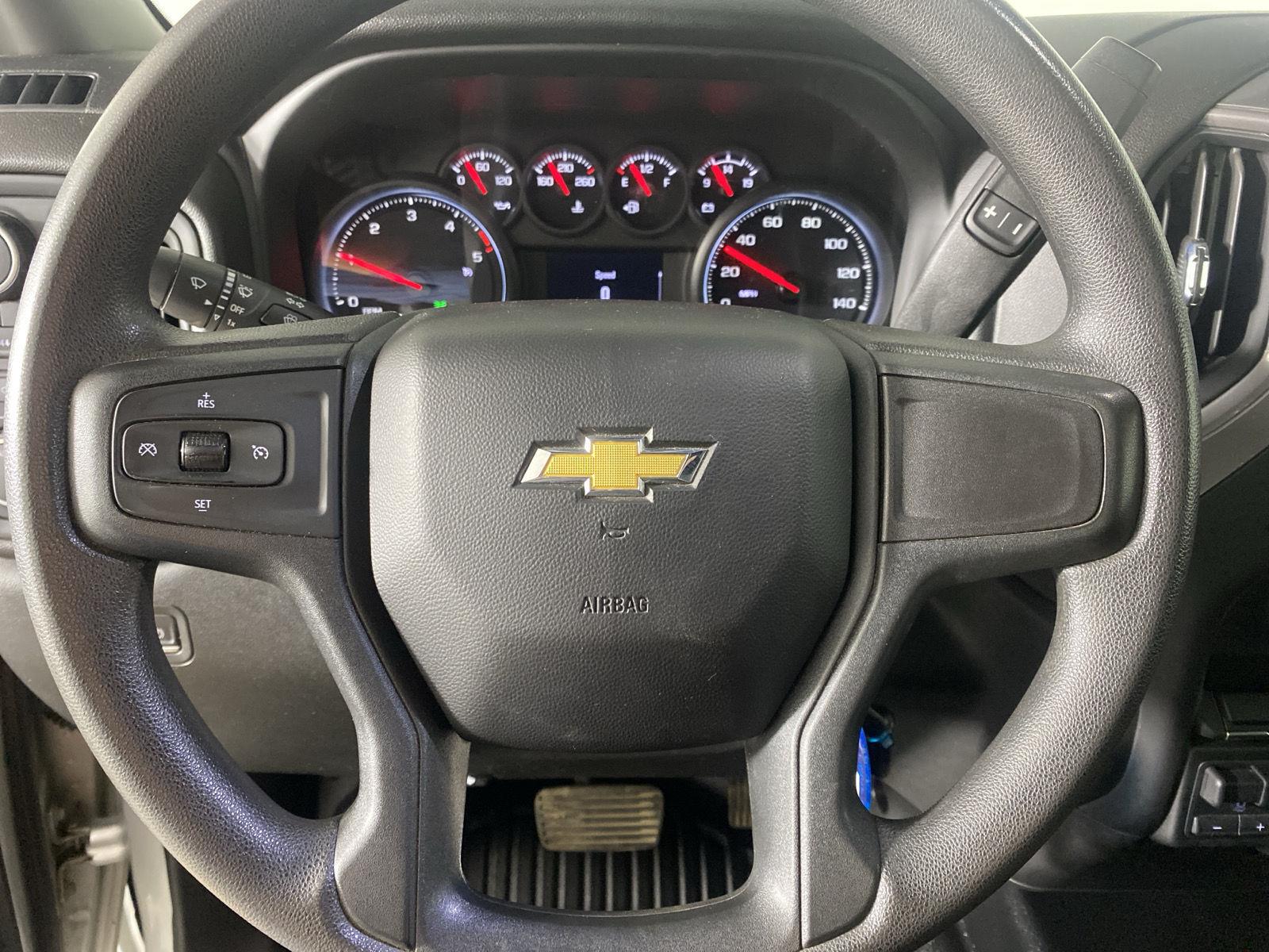 Used 2022 Silver Ice Metallic Chevrolet Work Truck image 13