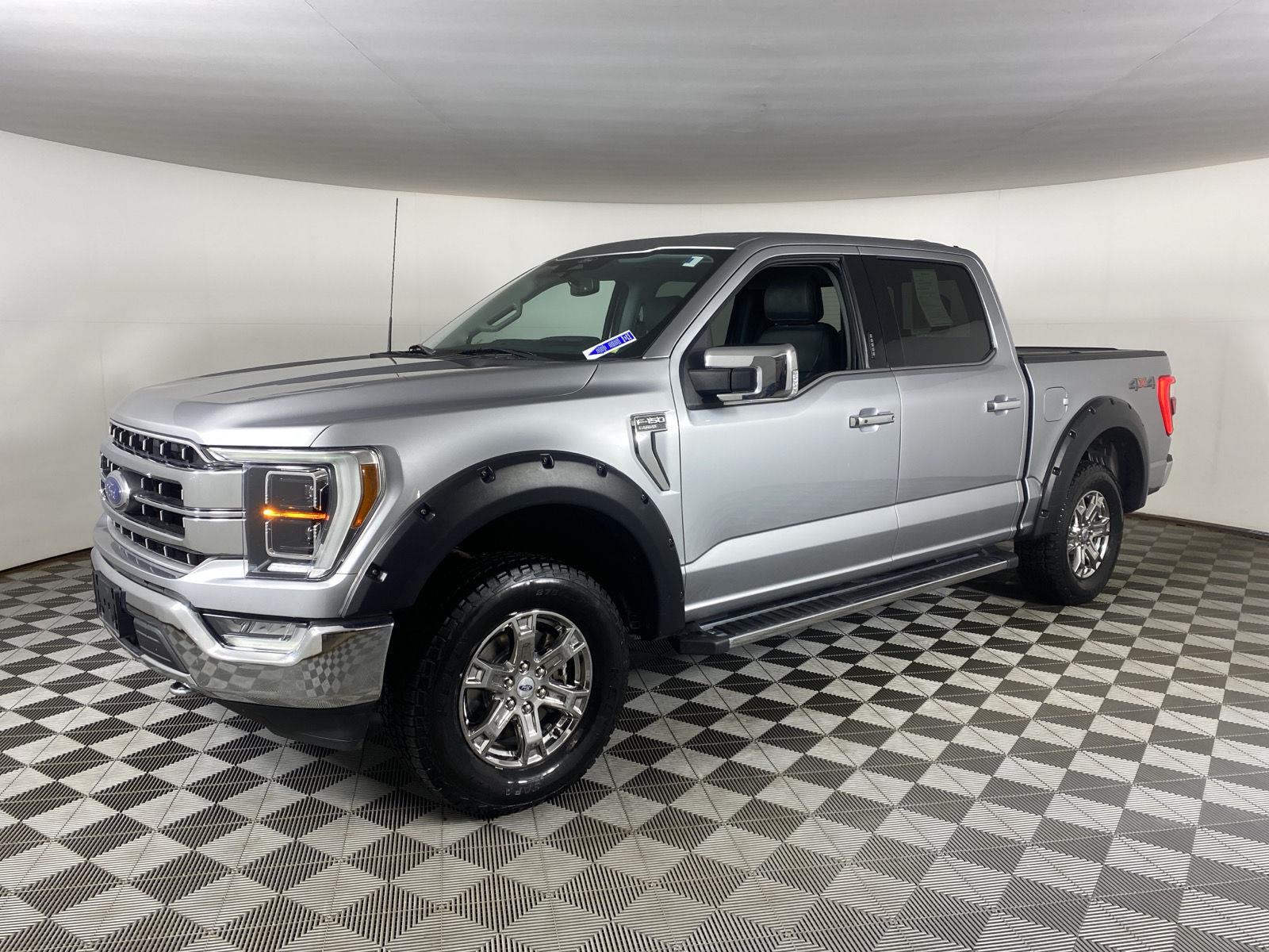 Used 2021 Iconic Silver Ford LARIAT image 3