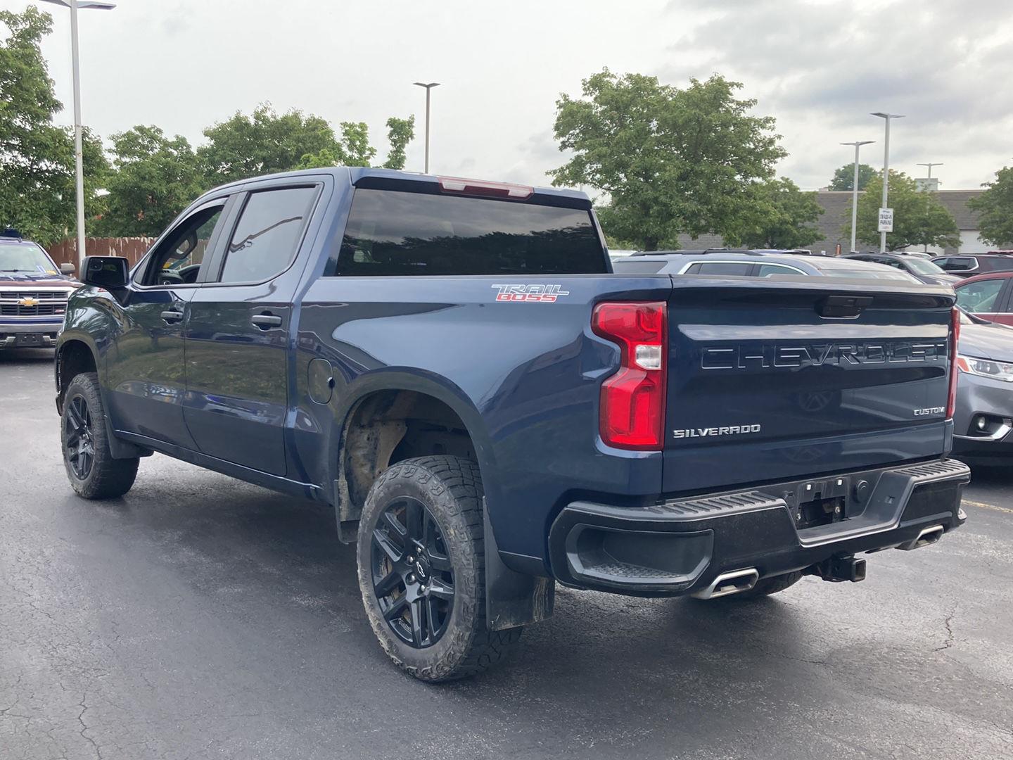 Used 2021 Northsky Blue Metallic Chevrolet Custom Trail Boss image 5
