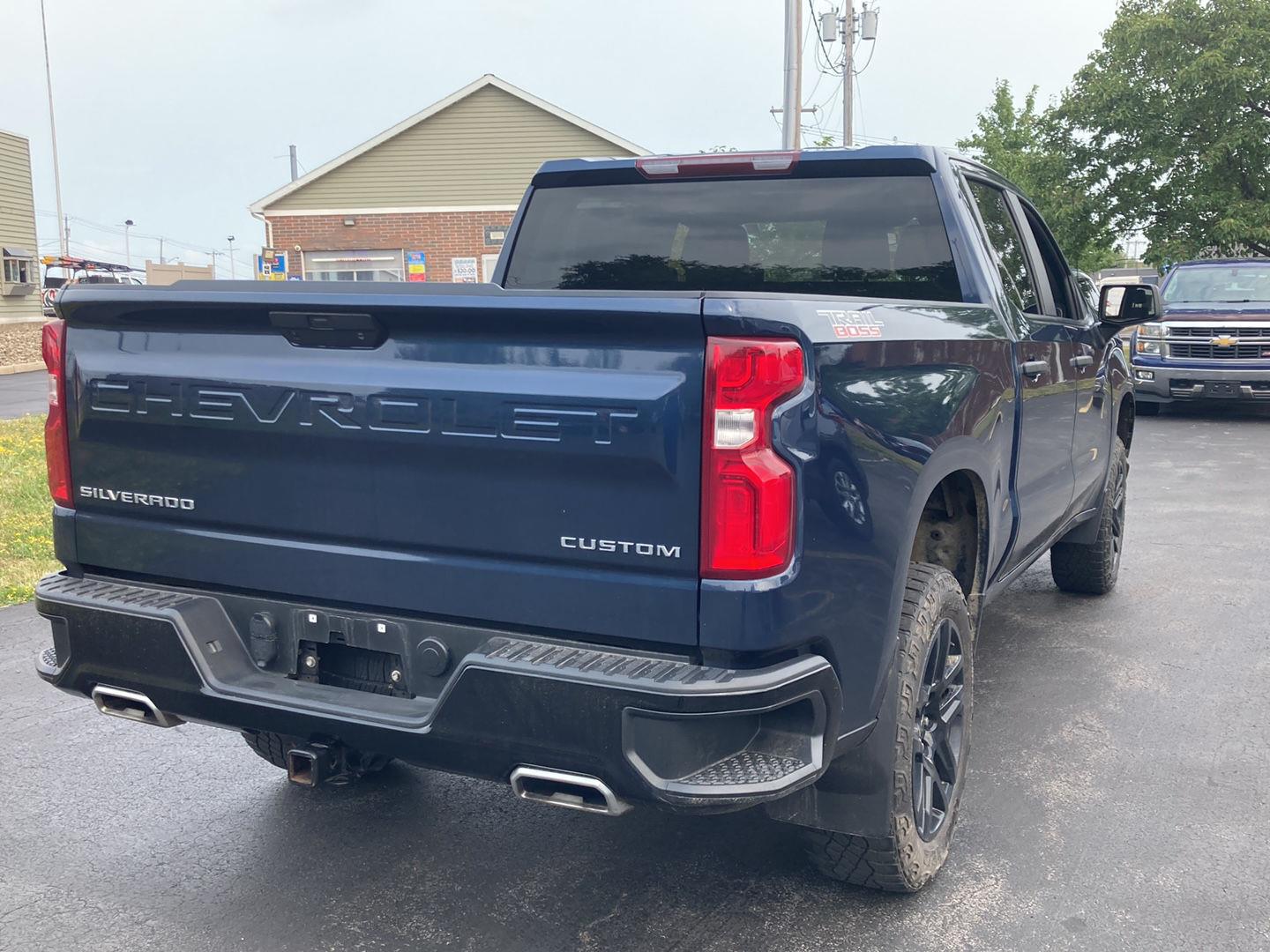 Used 2021 Northsky Blue Metallic Chevrolet Custom Trail Boss image 7