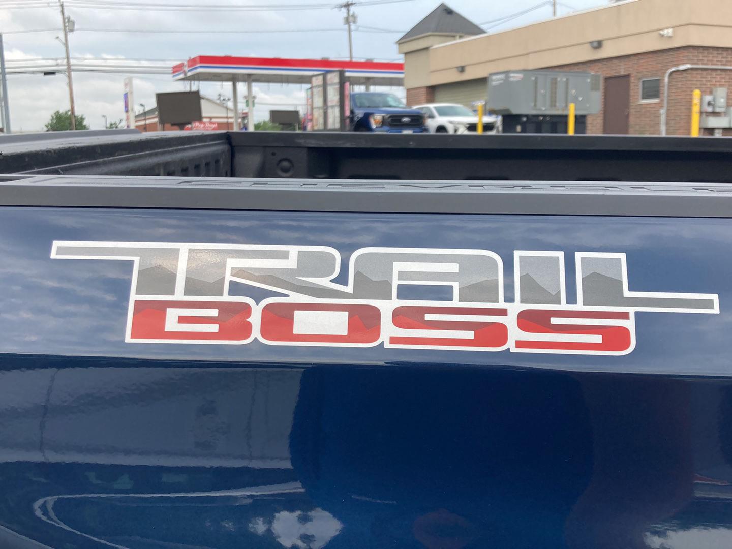 Used 2021 Northsky Blue Metallic Chevrolet Custom Trail Boss image 9