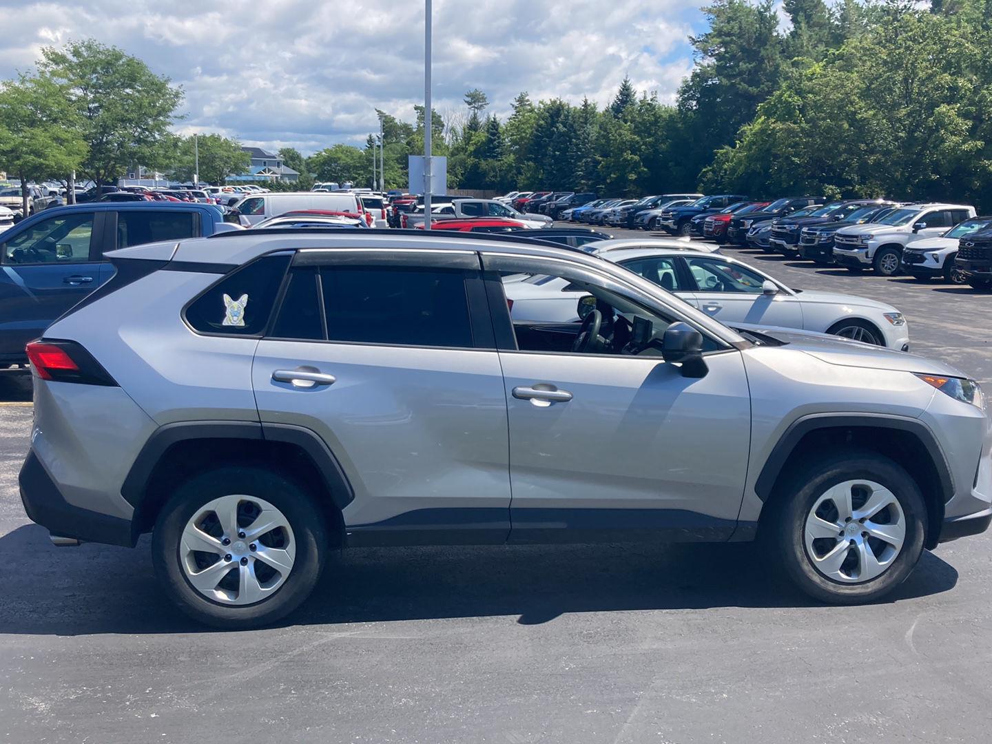 Used 2019 Silver Sky Metallic Toyota LE image 8