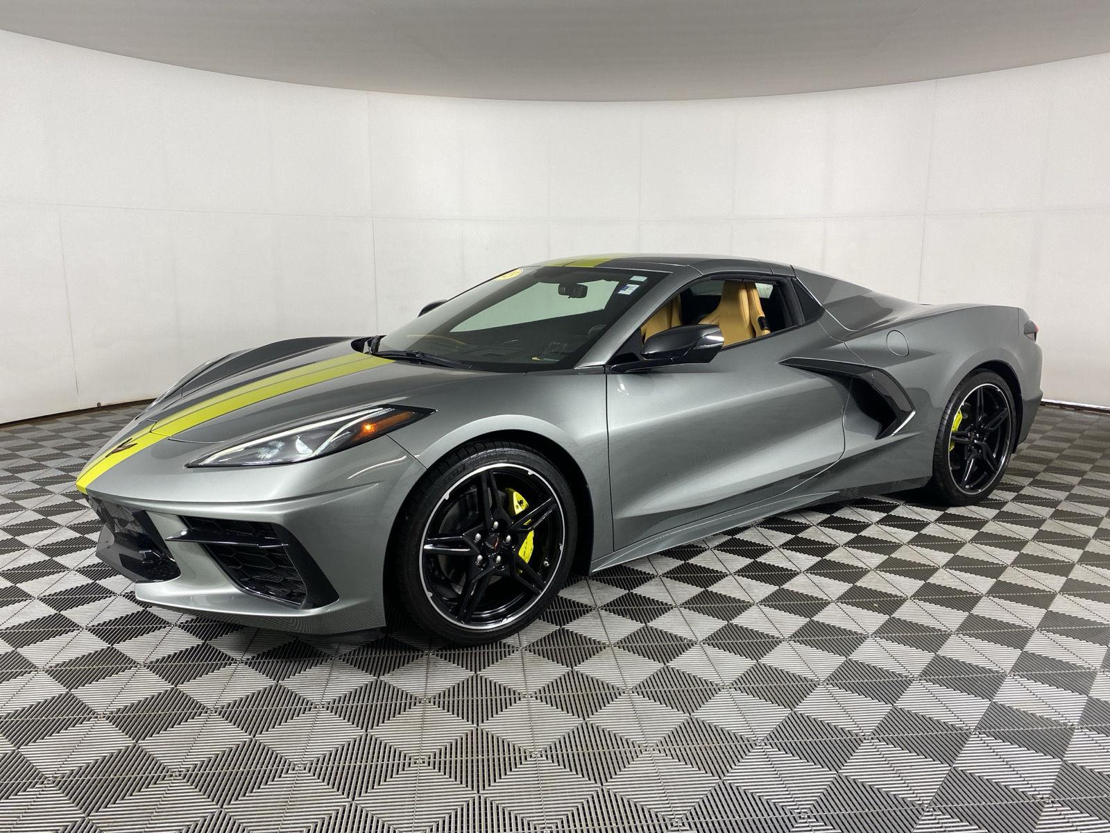Used 2023 Gray Metallic Chevrolet Stingray image 3