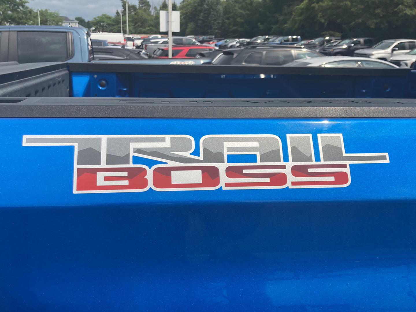 Used 2022 Glacier Blue Metallic Chevrolet Custom Trail Boss image 12