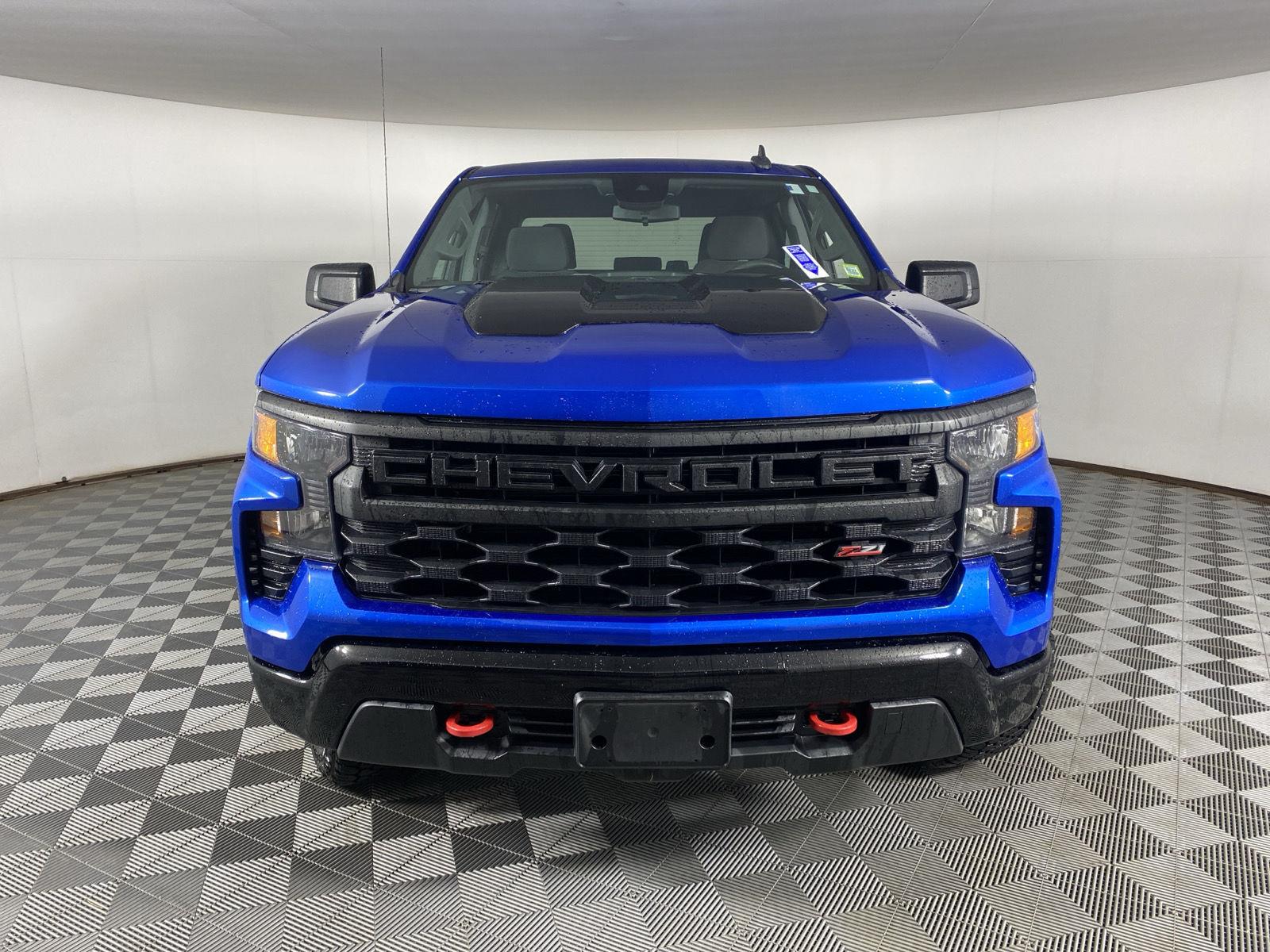 Used 2022 Glacier Blue Metallic Chevrolet Custom Trail Boss image 2
