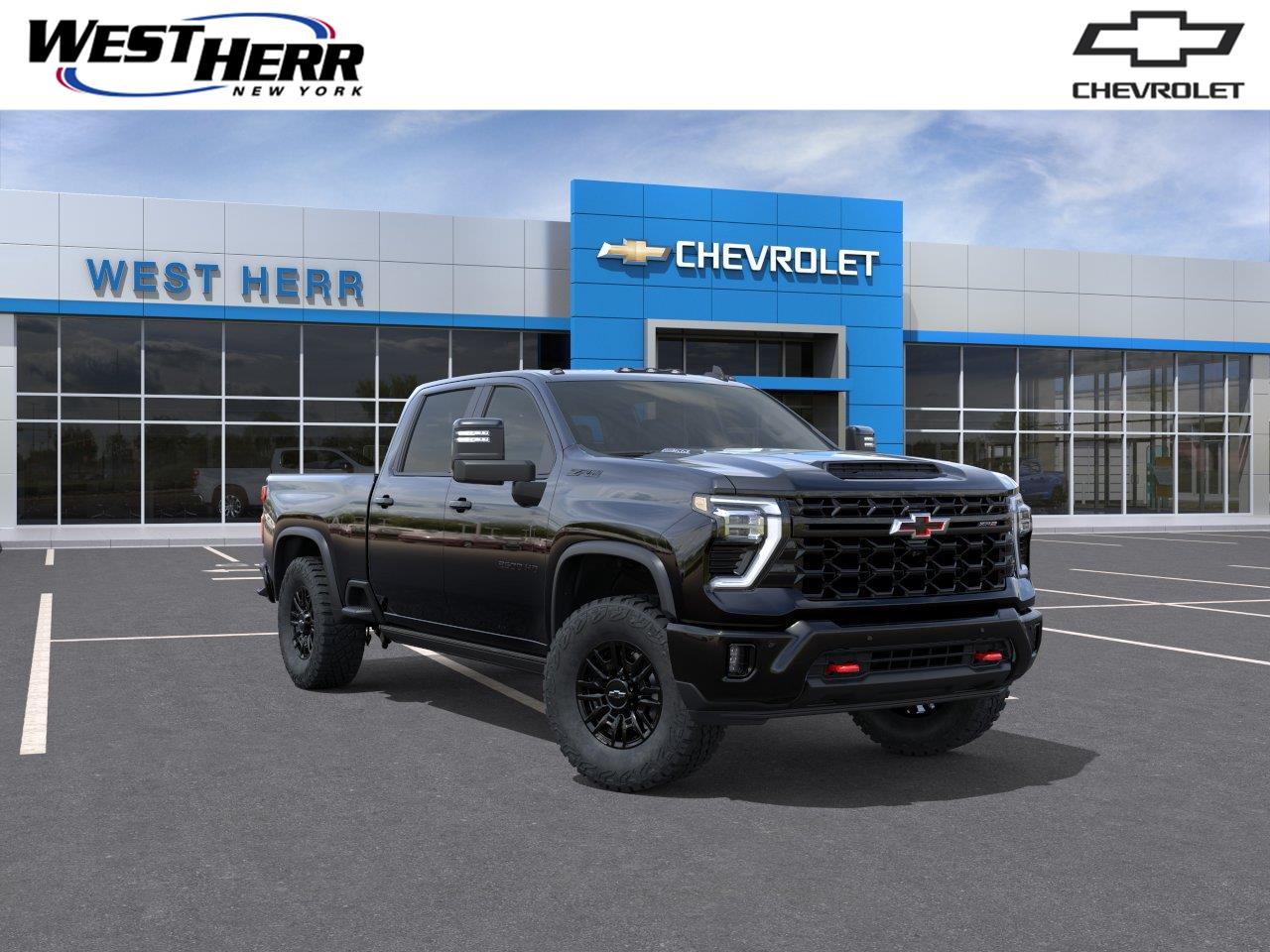 Black 2026 Chevrolet Silverado 2500HD Pickup Truck Four-Wheel Drive Automatic
