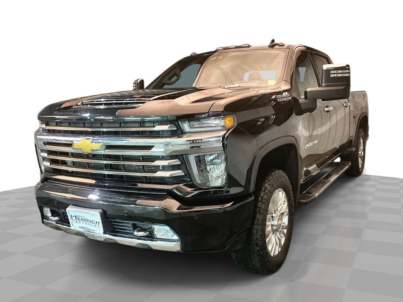Mosaic Black Metallic 2022 Chevrolet Silverado 2500HD High Country Crew Cab 4WD Pickup Truck Four-Wheel Drive Automatic