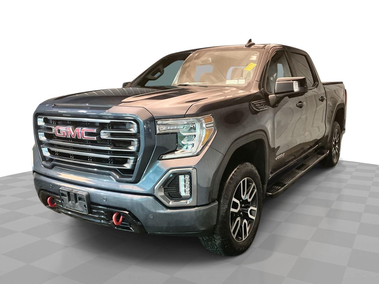 Gray (Dark Sky Metallic) 2021 GMC Sierra 1500 AT4 Crew Cab 4WD Pickup Truck Four-Wheel Drive Automatic