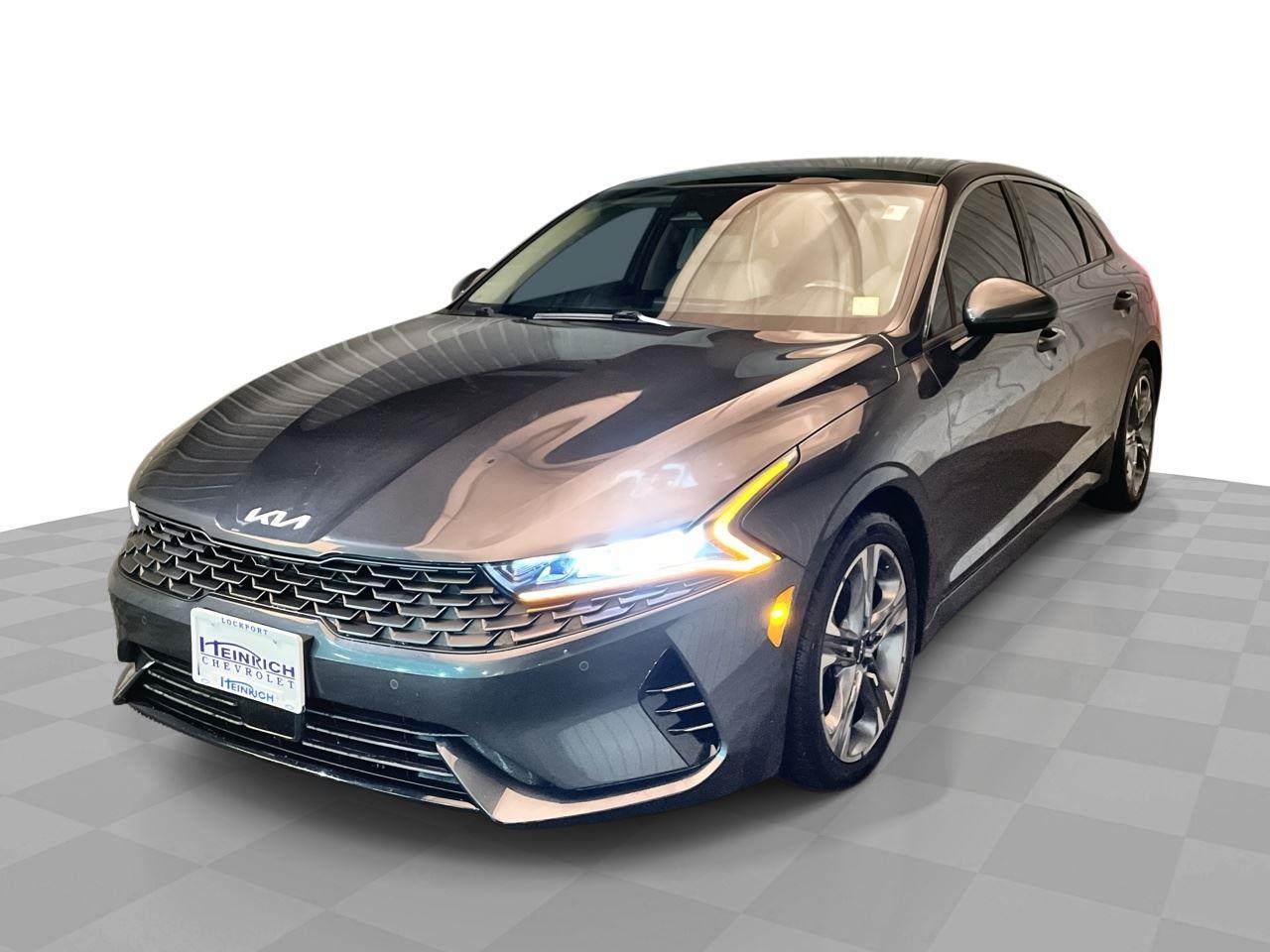 Gravity Gray 2022 Kia K5 EX FWD Sedan Front-Wheel Drive 8-Speed Automatic
