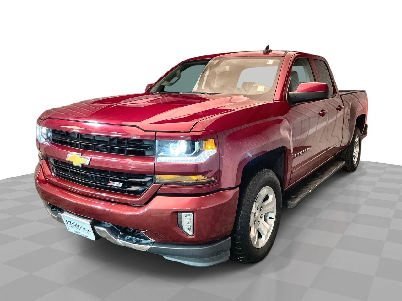 Cajun Red Tintcoat 2018 Chevrolet Silverado 1500 LT Double Cab 4WD Pickup Truck Four-Wheel Drive 6-Speed Automatic