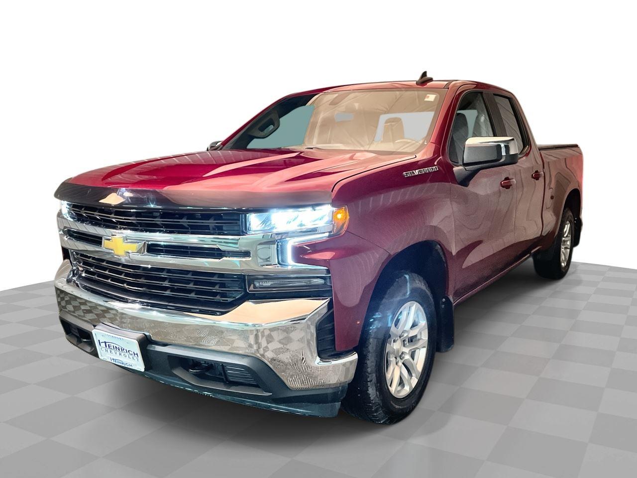 Cajun Red Tintcoat 2020 Chevrolet Silverado 1500 LT Double Cab 4WD Pickup Truck Four-Wheel Drive 8-Speed Automatic