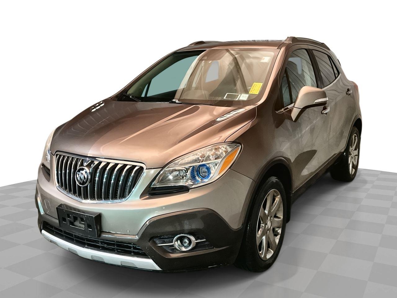 Cocoa Silver Metallic 2014 Buick Encore Premium AWD SUV / Crossover All-Wheel Drive 6-Speed Automatic Overdrive