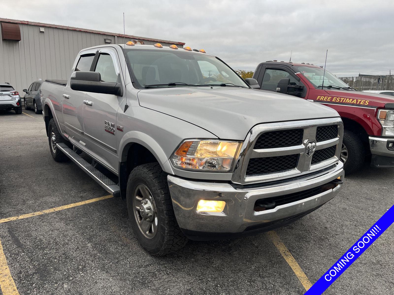 Bright Silver Metallic Clearcoat 2016 RAM 2500 Pickup Truck Four-Wheel Drive 6-Speed Automatic
