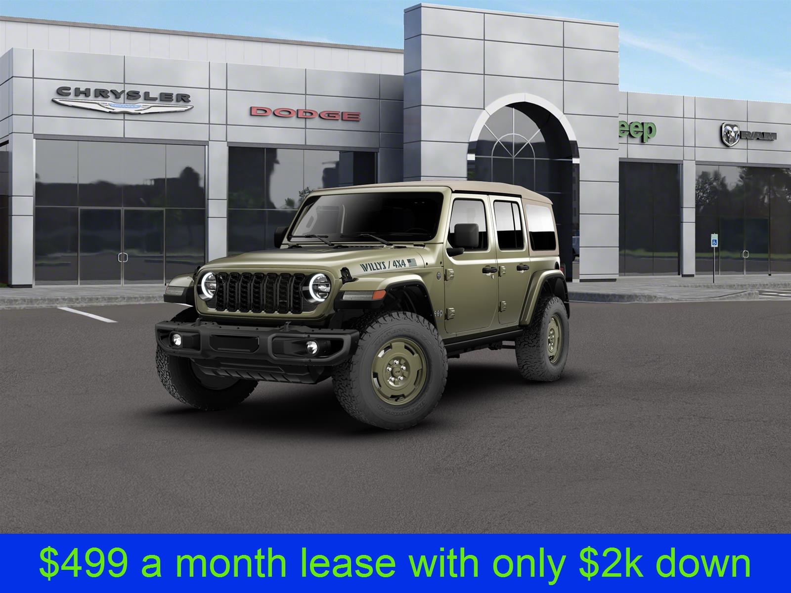 41 2026 Jeep Wrangler Willys '41 4-Door 4WD SUV / Crossover Four-Wheel Drive 8-Speed Automatic