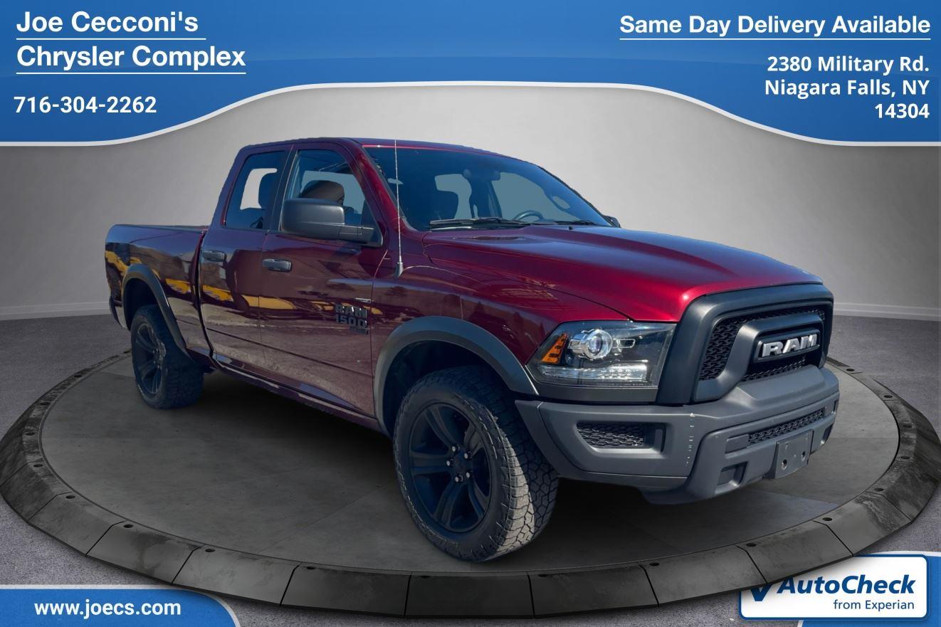 Delmonico Red Pearlcoat 2021 RAM 1500 Classic Warlock Quad Cab 4WD Pickup Truck Four-Wheel Drive 8-Speed Automatic