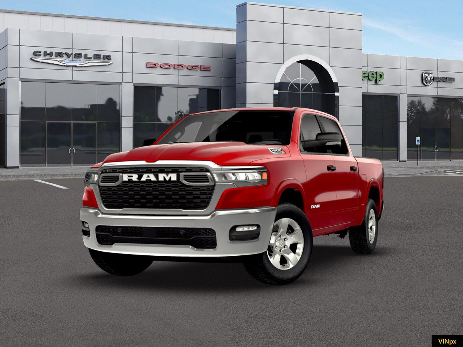 Molten Red Pearlcoat 2026 RAM 1500 Pickup Truck Four-Wheel Drive 8-Speed Automatic