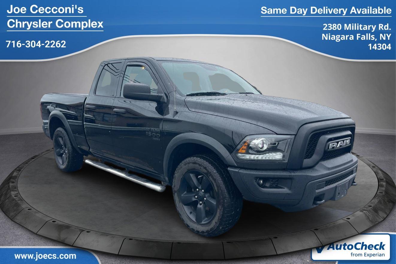 Diamond Black Crystal Pearlcoat 2020 RAM 1500 Classic Warlock Quad Cab 4WD Pickup Truck Four-Wheel Drive 8-Speed Automatic