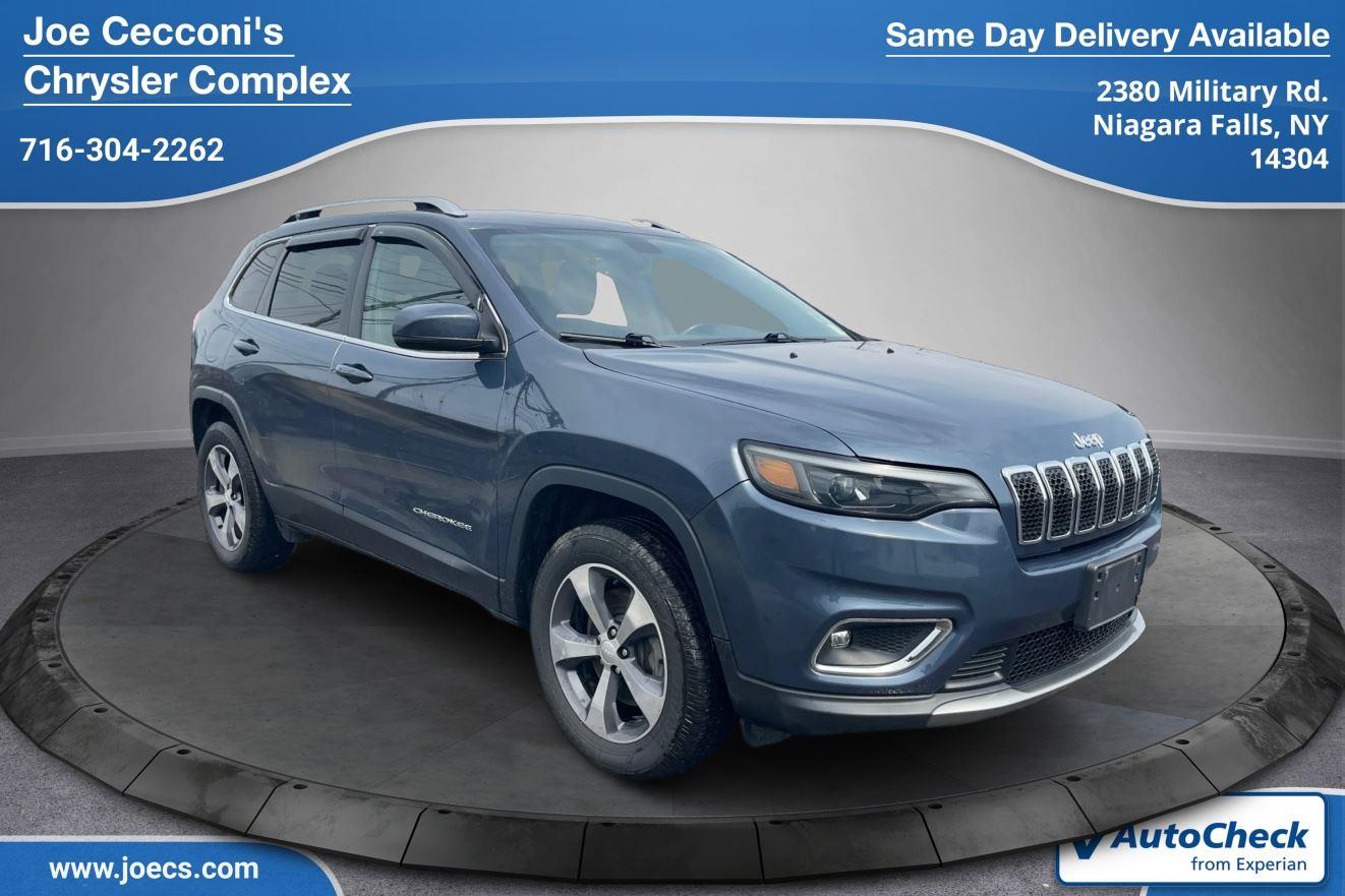 Slate Blue Pearlcoat 2020 Jeep Cherokee Limited 4WD SUV / Crossover Four-Wheel Drive 9-Speed Automatic