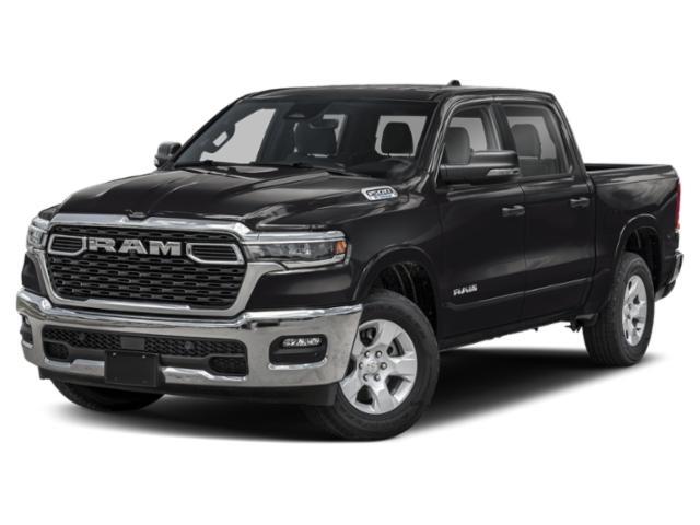 Diamond Black Crystal Pearlcoat 2026 RAM 1500 Big Horn Crew Cab 4WD Pickup Truck Four-Wheel Drive 8-Speed Automatic