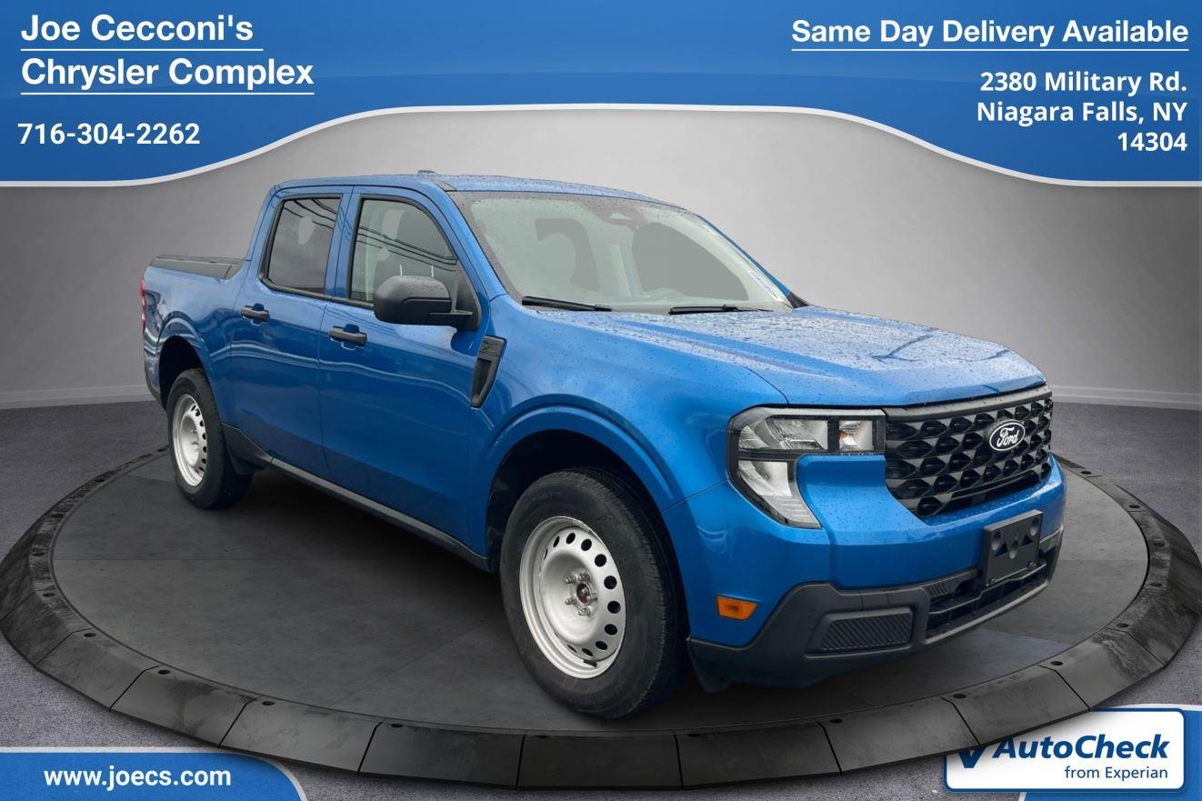 Velocity Blue 2025 Ford Maverick XL SuperCrew AWD Pickup Truck All-Wheel Drive 8-Speed Automatic