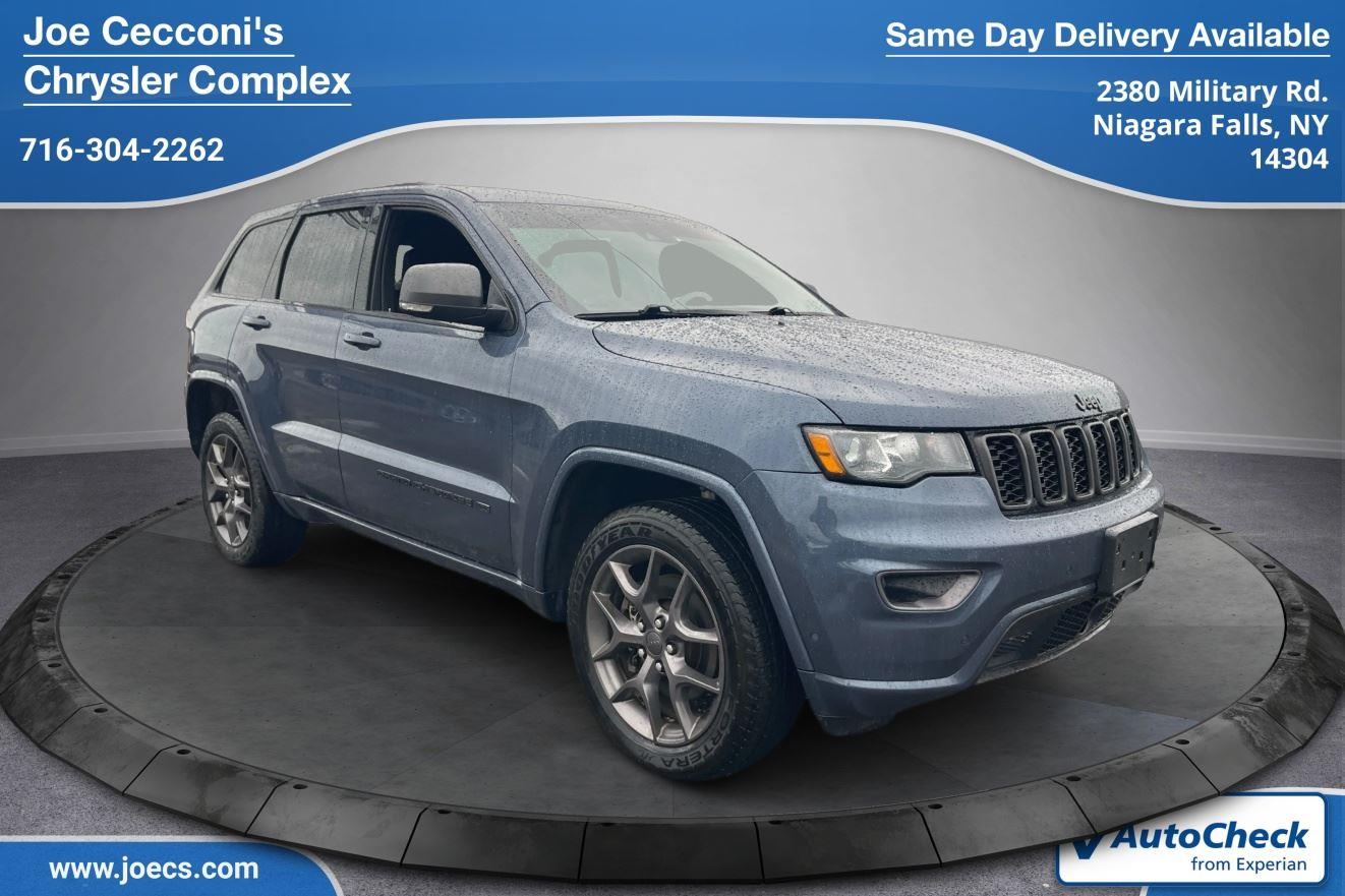 Slate Blue Pearlcoat 2021 Jeep Grand Cherokee 80th Anniversary Edition 4WD SUV / Crossover Four-Wheel Drive 8-Speed Automatic