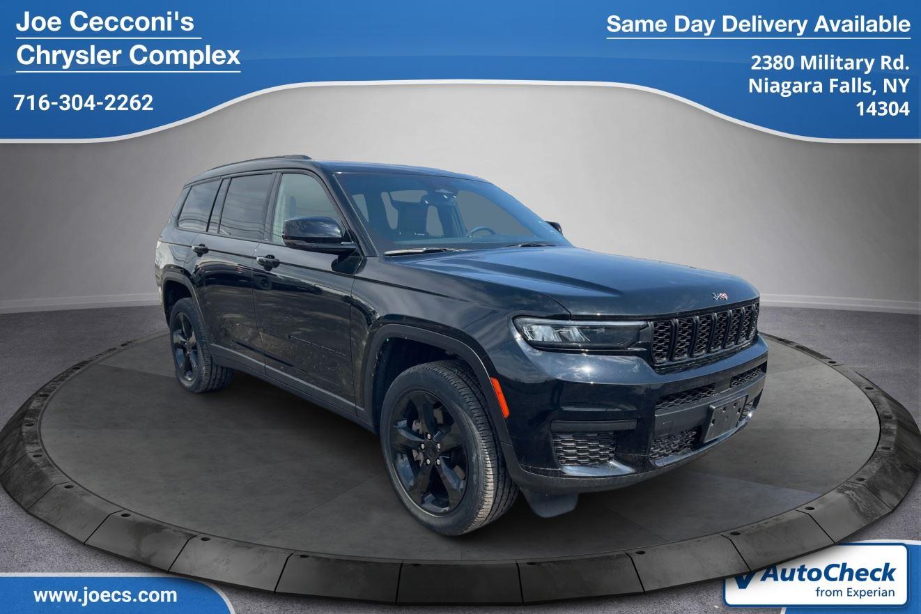 Diamond Black Crystal Pearlcoat 2023 Jeep Grand Cherokee L Altitude 4WD SUV / Crossover Four-Wheel Drive 8-Speed Automatic