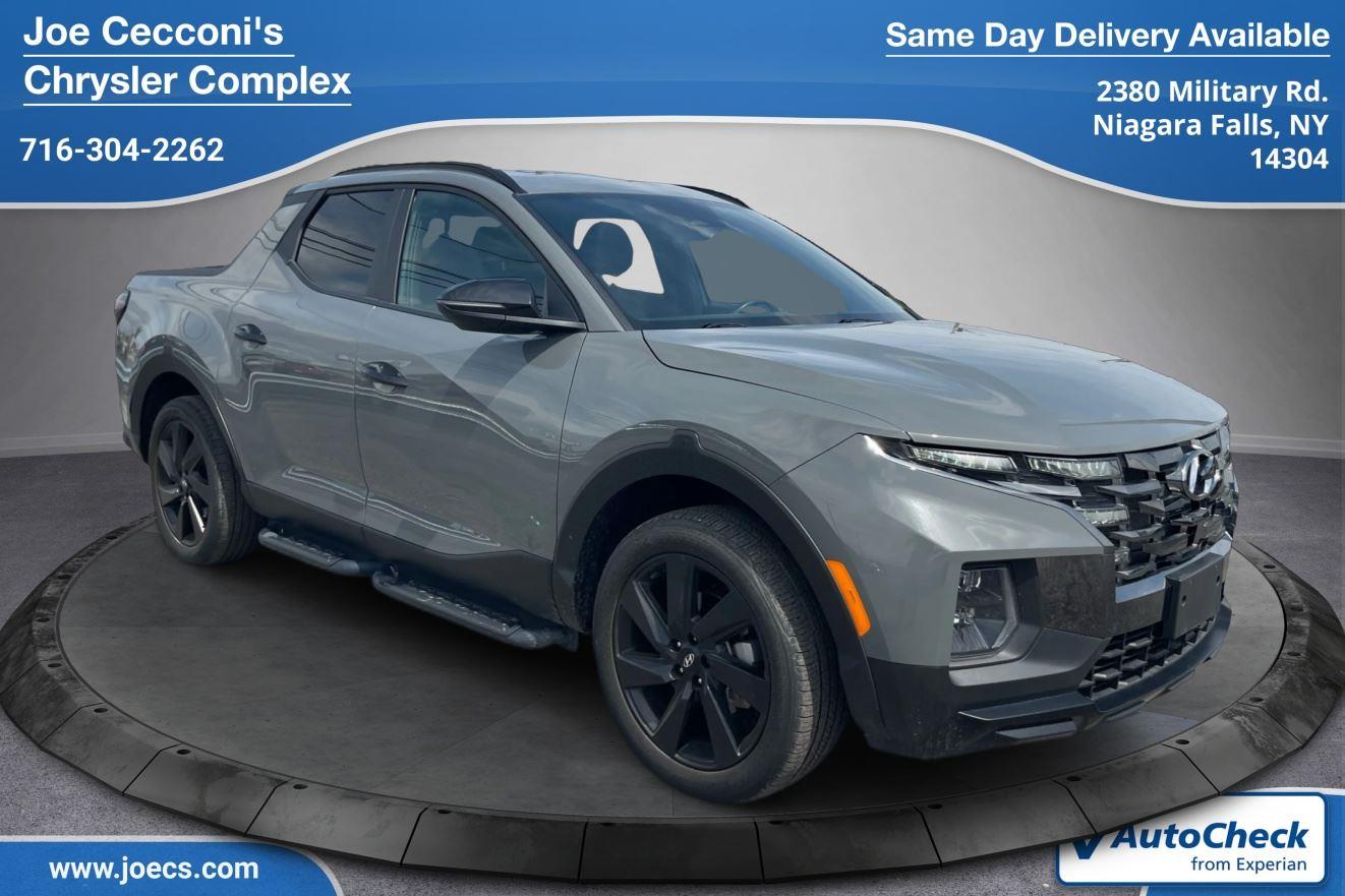 Hampton Gray 2024 Hyundai Santa Cruz Night AWD Pickup Truck All-Wheel Drive Automatic