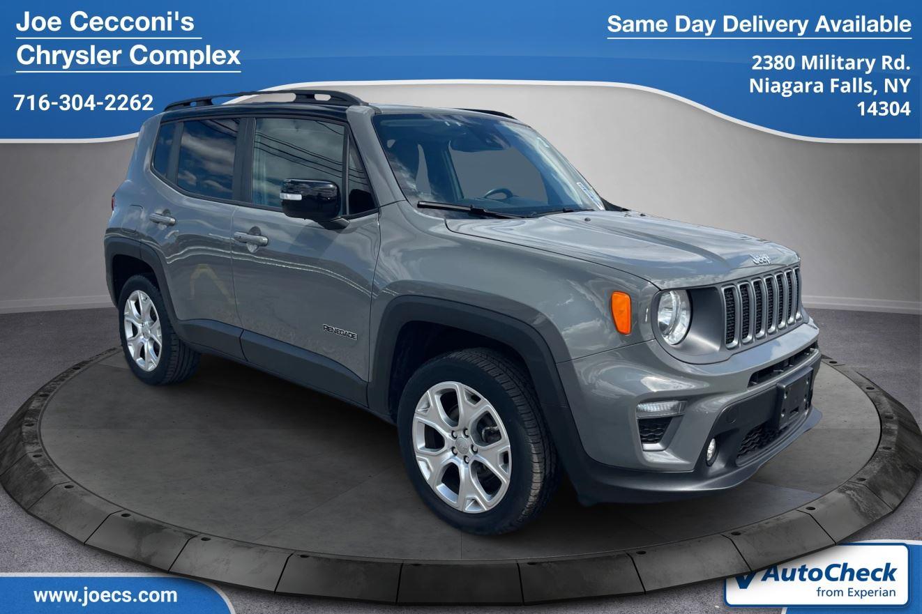 Sting-Gray Clearcoat 2022 Jeep Renegade Limited 4WD SUV / Crossover Four-Wheel Drive 9-Speed Automatic