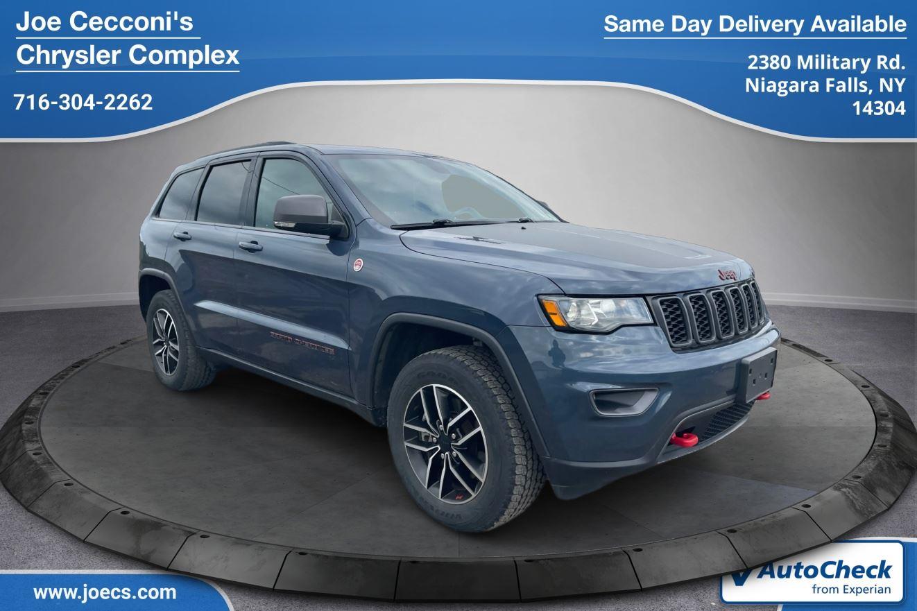 Slate Blue Pearlcoat 2021 Jeep Grand Cherokee Trailhawk 4WD SUV / Crossover Four-Wheel Drive 8-Speed Automatic