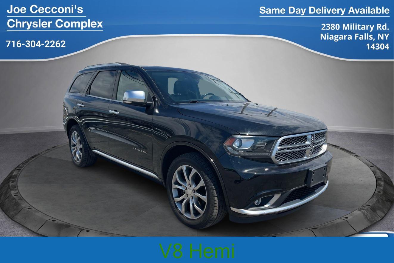 Brilliant Black Crystal Pearlcoat 2016 Dodge Durango Citadel Anodized Platinum AWD SUV / Crossover All-Wheel Drive 8-Speed Automatic