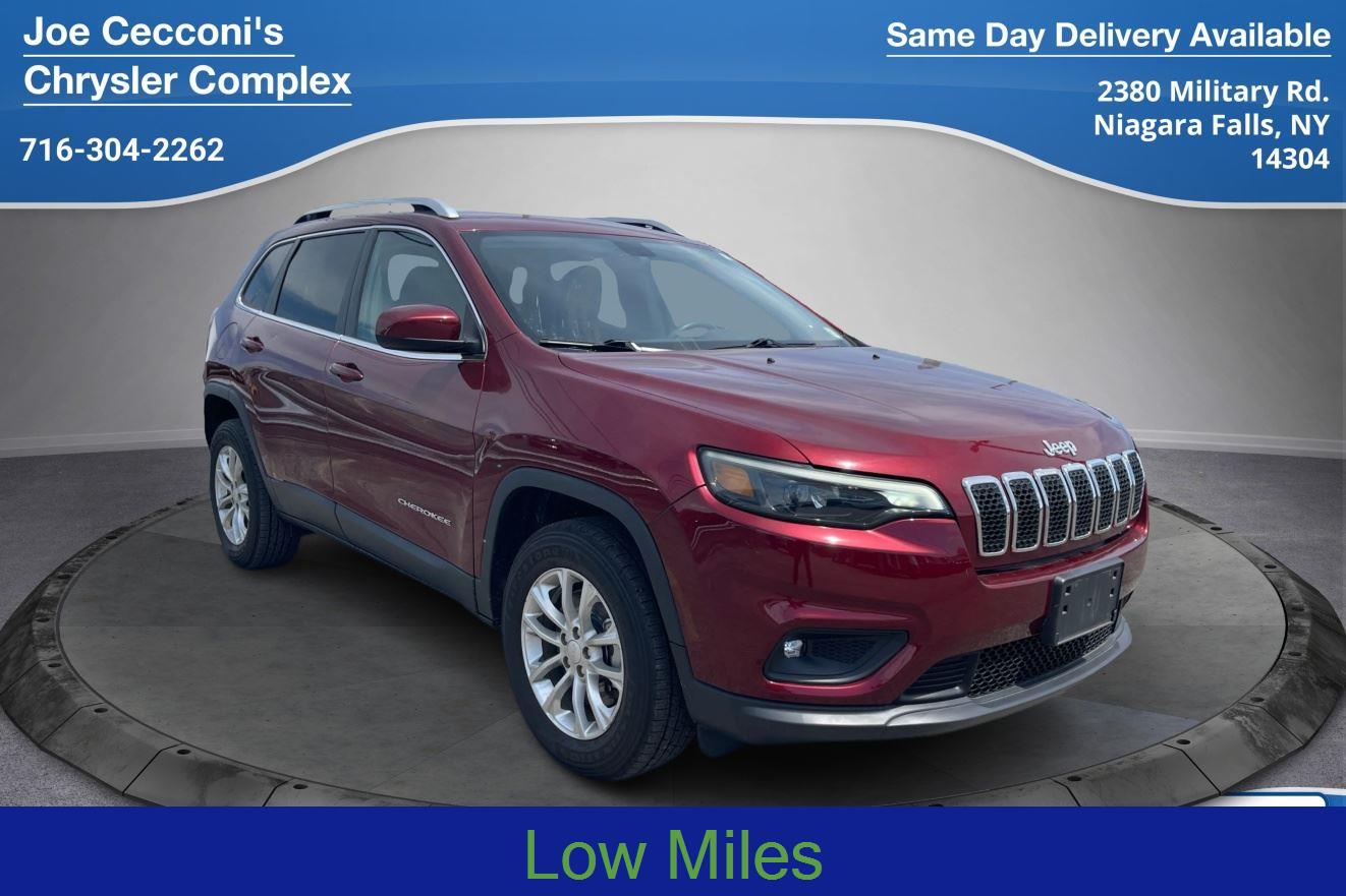 Velvet Red Pearlcoat 2019 Jeep Cherokee Latitude 4WD SUV / Crossover Four-Wheel Drive 9-Speed Automatic