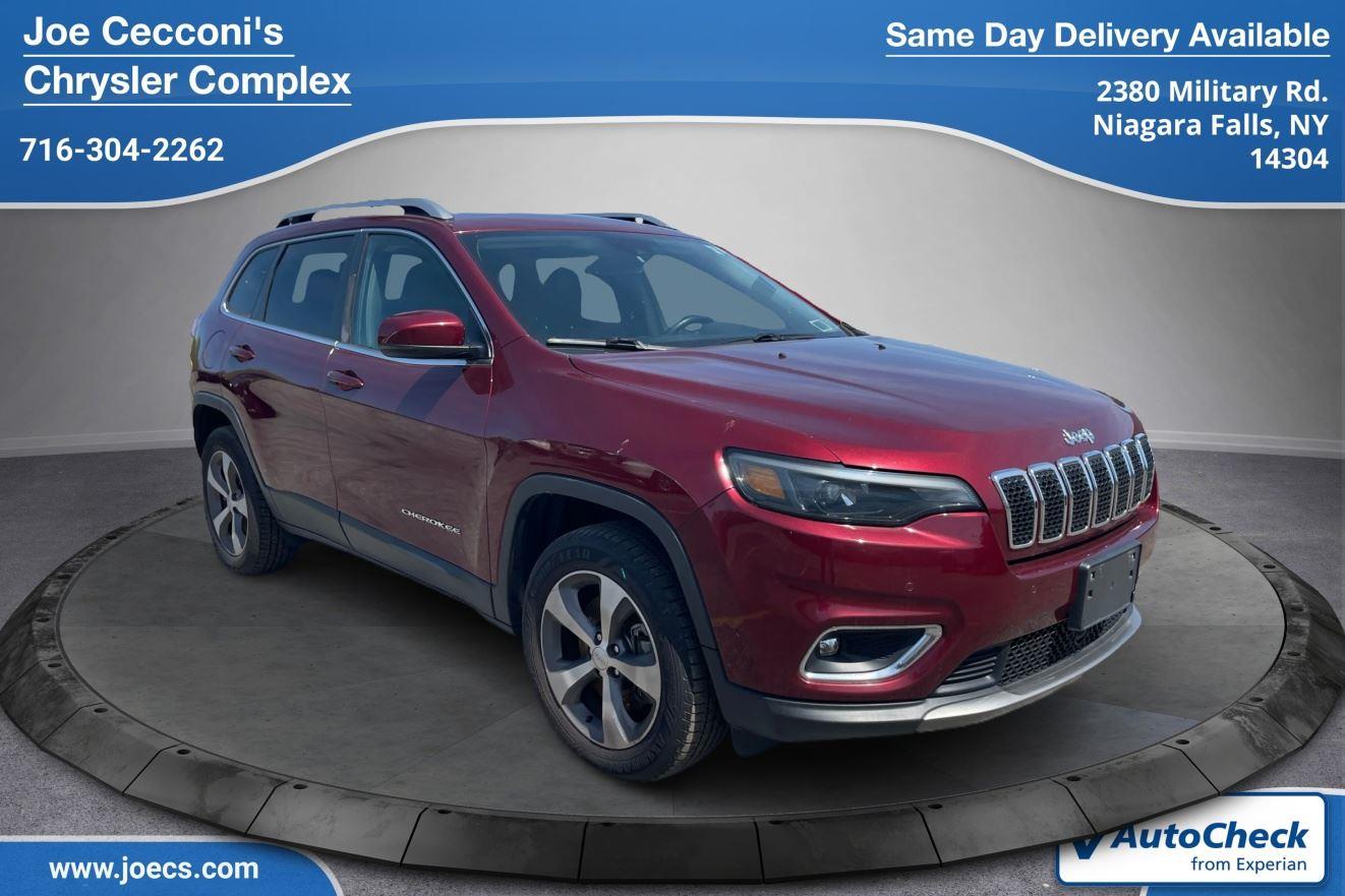 Velvet Red Pearlcoat 2021 Jeep Cherokee Limited 4WD SUV / Crossover Four-Wheel Drive 9-Speed Automatic