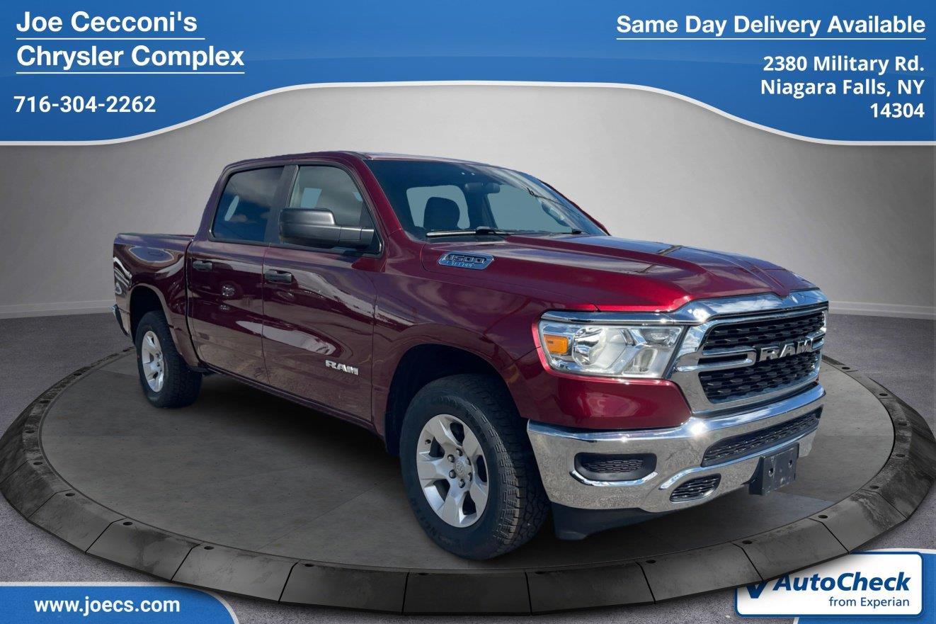 Delmonico Red Pearlcoat 2023 RAM 1500 Pickup Truck Four-Wheel Drive 8-Speed Automatic